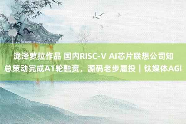 泷泽萝拉作品 国内RISC-V AI芯片联想公司知总策动完成A1轮融资，源码老步履投｜钛媒体AGI