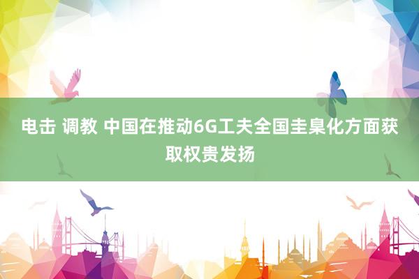 电击 调教 中国在推动6G工夫全国圭臬化方面获取权贵发扬