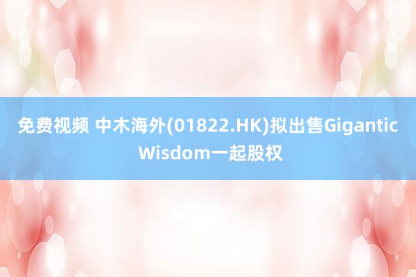 免费视频 中木海外(01822.HK)拟出售Gigantic Wisdom一起股权