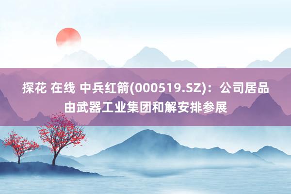 探花 在线 中兵红箭(000519.SZ)：公司居品由武器工业集团和解安排参展