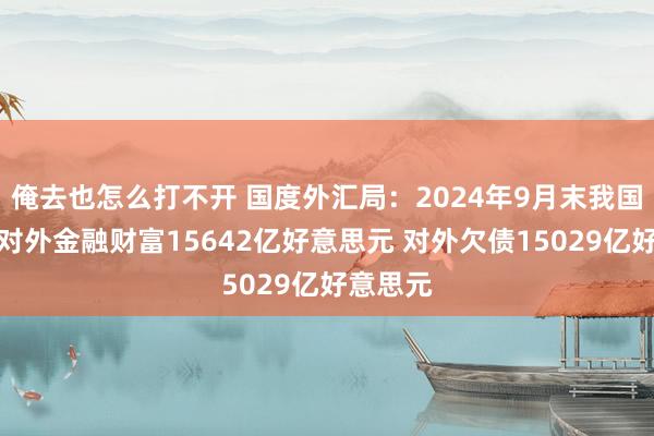 俺去也怎么打不开 国度外汇局：2024年9月末我国银行业对外金融财富15642亿好意思元 对外欠债15029亿好意思元