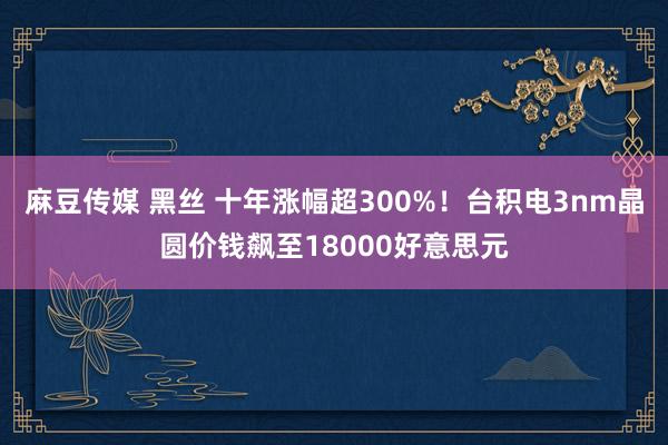 麻豆传媒 黑丝 十年涨幅超300%！台积电3nm晶圆价钱飙至18000好意思元